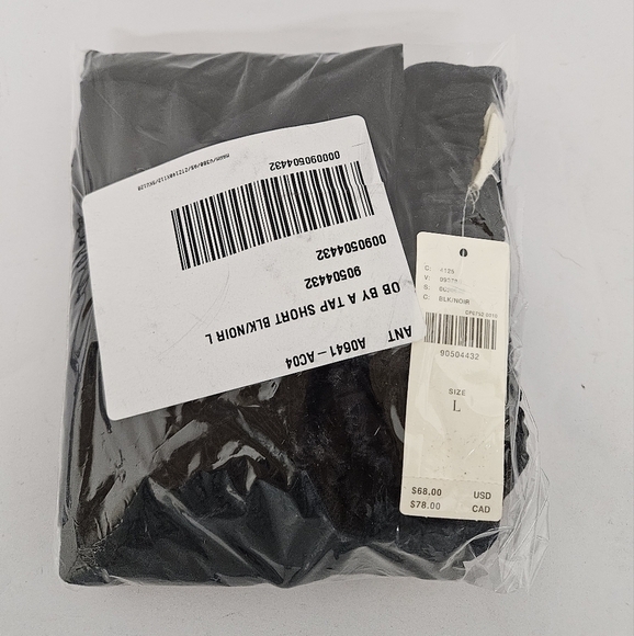 Anthropologie Linen Blend Micro Tap Shorts in Black NWT - Picture 8 of 14